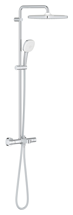 Sistem de dus Grohe 26975001, 250 mm, 1 bar, 110 mm, 1.75 m, 1132 mm, 412 mm, 1 functii palarie dus, Crom [2]