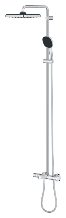 Sistem de dus Grohe 26984001, 250 mm, 1 bar, 110 mm, 1.75 m, 1588 mm, 412 mm, 1 functii palarie dus, Crom [4]