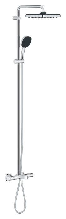 Sistem de dus Grohe 26984001, 250 mm, 1 bar, 110 mm, 1.75 m, 1588 mm, 412 mm, 1 functii palarie dus, Crom [3]