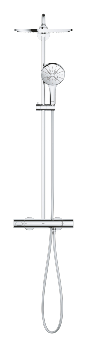 Sistem de dus Grohe 27966001, 310 mm, 1 bar, 130 mm, 1.75 m, 472 mm, 1 functii palarie dus, 3 functii para dus, Crom [2]