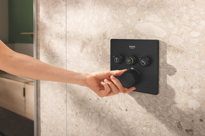 Sistem de dus Grohe 348752430, dus SmartControl Cube, tip incastrare incastrat, pentru dus, termostat, negru [9]