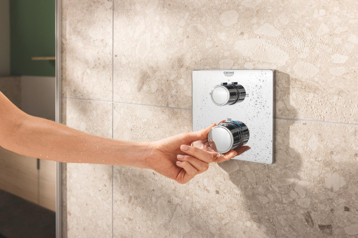 Sistem de dus Grohe 34881000, Precision, tip incastrare incastrat, pentru dus, pentru un dus confortabil zilnic, crom [3]