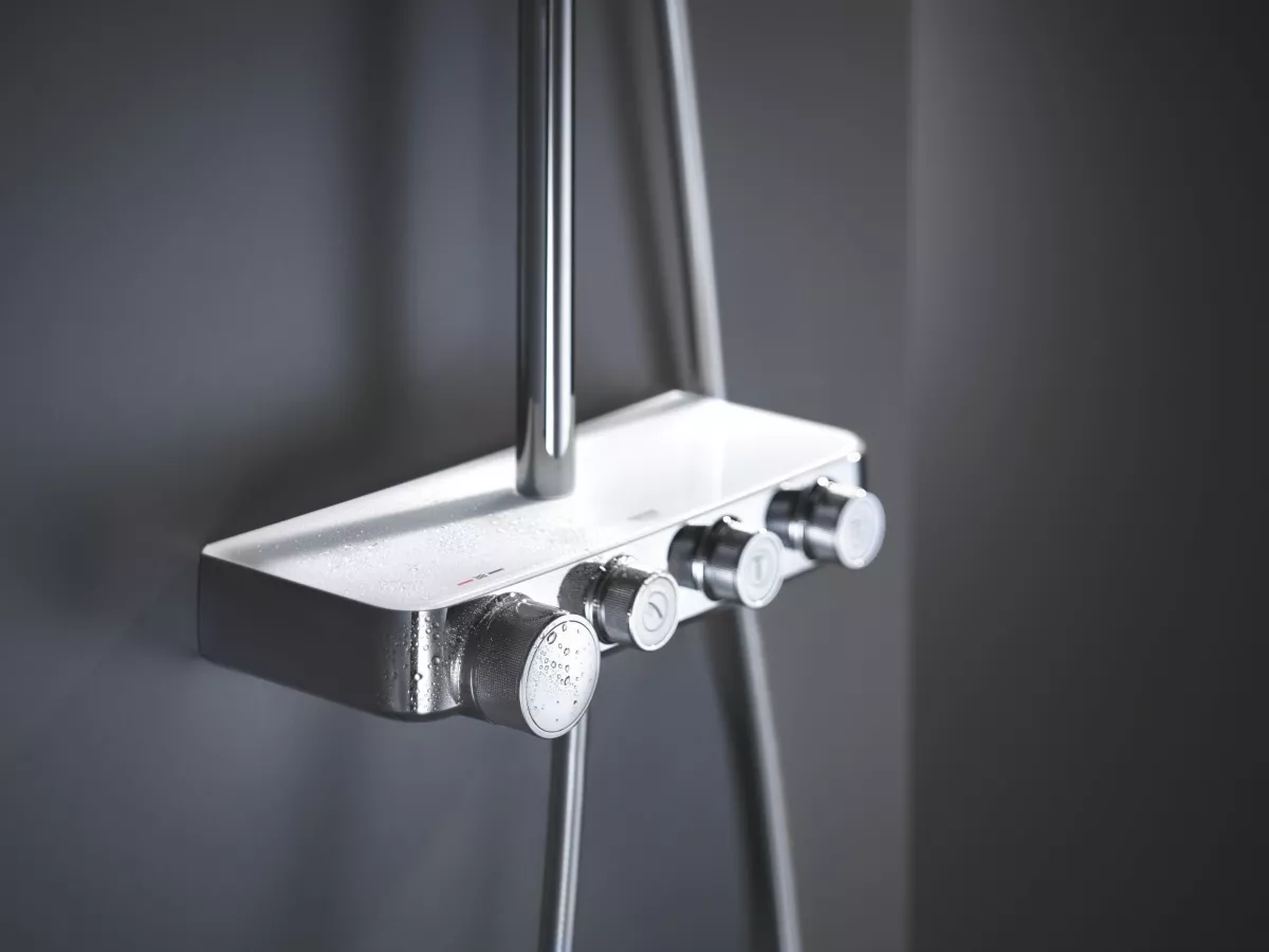 Sistem de dus Grohe Euphoria SmartControl 310, termostat, 310 mm, aparent, 3 functii, crom, 26508LS0 [7]