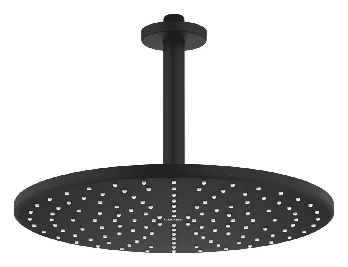 Sistem de dus Grohe Grohtherm SmartControl 310, 1/2'', incastrat, termostat, dus pe tavan, 310 mm, 1 pulverizare, para stick, mat, negru [5]