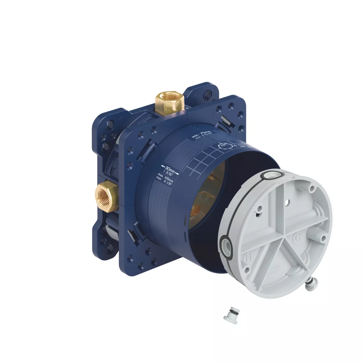 Sistem de dus Grohe SmartControl 29119DL0, 1/2'', incastrat, termostat, 310 mm, 1 functie, mat, cupru [15]