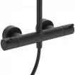 Sistem de dus Ideal Standard CeraTherm T125, aparent, termostat, 300 mm, 1 functie, mat, negru, A7589XG [4]