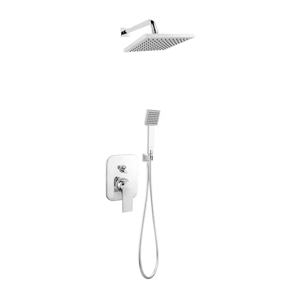 Sistem de dus incastrat Ferro Square crom [1]