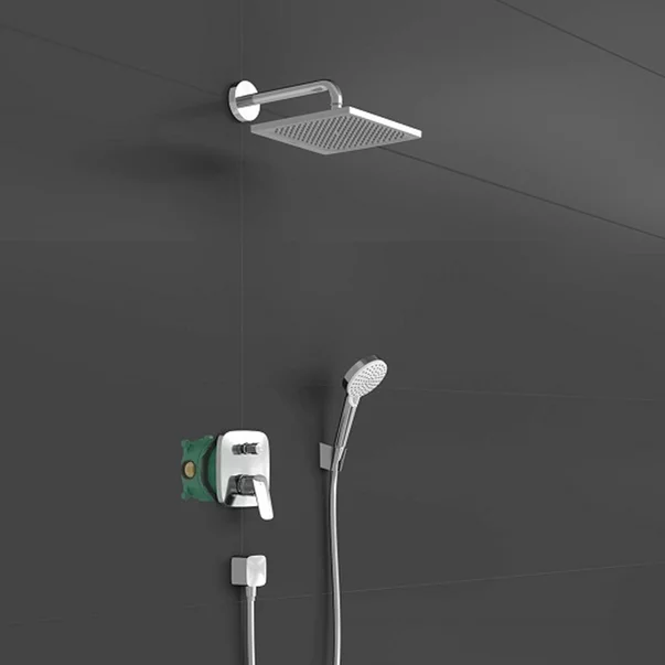 Sistem de dus incastrat Hansgrohe Crometta E 240 crom lucios [2]