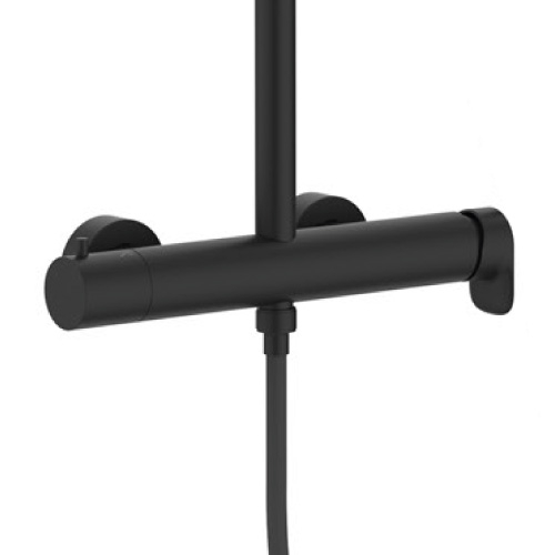 Sistem de dus Roca A5A9A6ENB0, Vega Plus, tip incastrare aparent, pentru dus, tip comanda dubla comanda, negru [3]