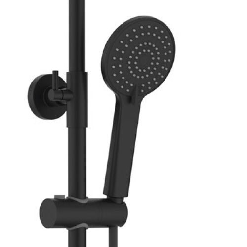 Sistem de dus Roca A5A9A6ENB0, Vega Plus, tip incastrare aparent, pentru dus, tip comanda dubla comanda, negru [4]