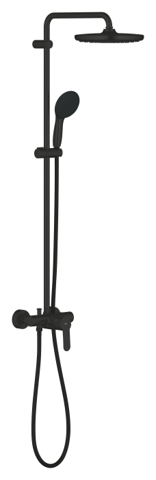 Sistem dus Grohe 266732431, 250 mm, 0.9 bar, 110 mm, 1.75 m, 1118 mm, 412 mm, 1 functii palarie dus, Negru [2]