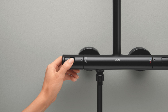 Sistem dus Grohe 269882431, 250 mm, 1 bar, 110 mm, 1.75 m, 1588 mm, 412 mm, 1 functii palarie dus, Negru [9]