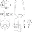 Sistem dus igienic Ideal Standard IdealSpray, incastrat, 1 functie, mixare, mat, negru, BD651XG [6]