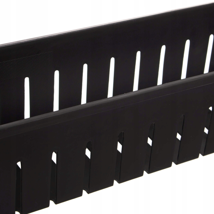 Sistem rafturi de depozitare Sersimo HA116 cu roti pentru bucatarie sau baie cu 3 polite, negru [7]