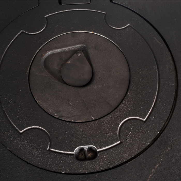 Soba pe lemne 9kW Grand Fantazia Lux, cos dreapta [5]