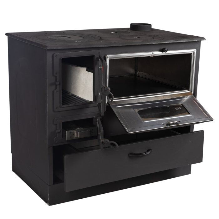 Soba pe lemne 9kW Grand Fantazia Lux, cos dreapta [2]