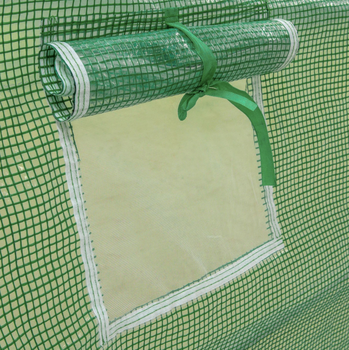 Solar/Sera 8X4x2.5m Micul Fermier GF-2405-S001-G01, Polietilena, Densitate 140G/mp UV4 [7]