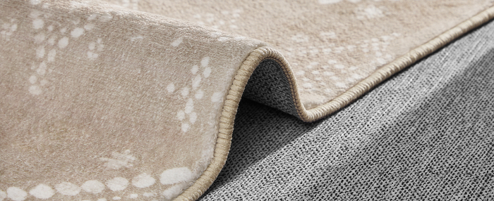 SONGMICS Covor decorativ antiderapant, stil boho, lavabil la masina, 80×150 cm, bej cappuccino [6]