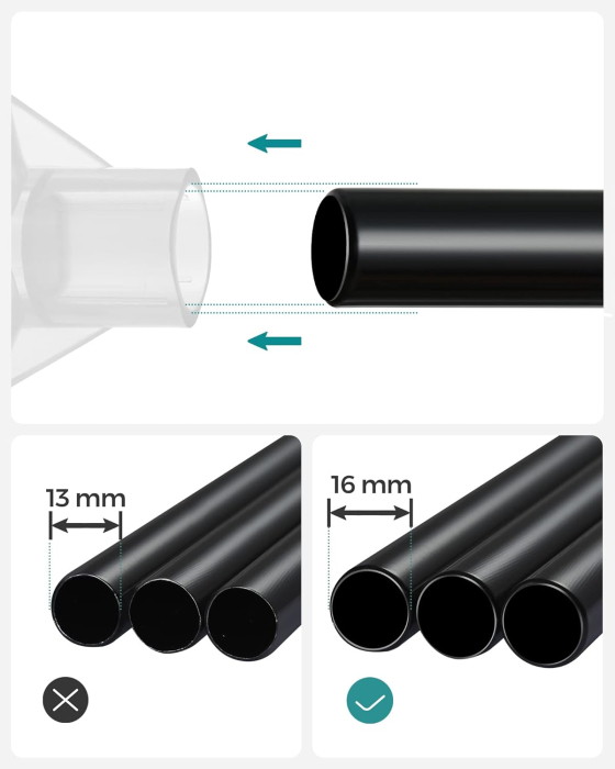 Garderoba din material textil, dulap portabil, cu rafturi si sina de agatat, 170x45x167cm, negru [5]