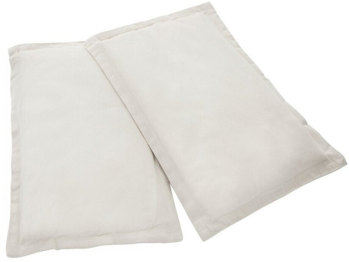 Hamac dublu cu bara lemn, perne incluse, maxim 300 kg, 210x150 cm, bej [13]