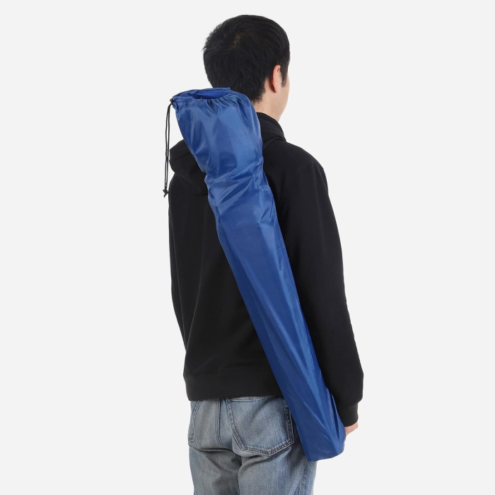 SONGMICS Set 2 scaune pliabile de camping sau pescuit, suport pahar, maxim 150kg, albastru [15]