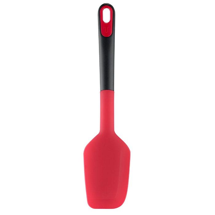 Spatula Tefal Ingenio+ K1984234, rezistenta la temperaturi inalte, compatibilitate cu masina de spalat vase, silicon, rosu & negru [13]