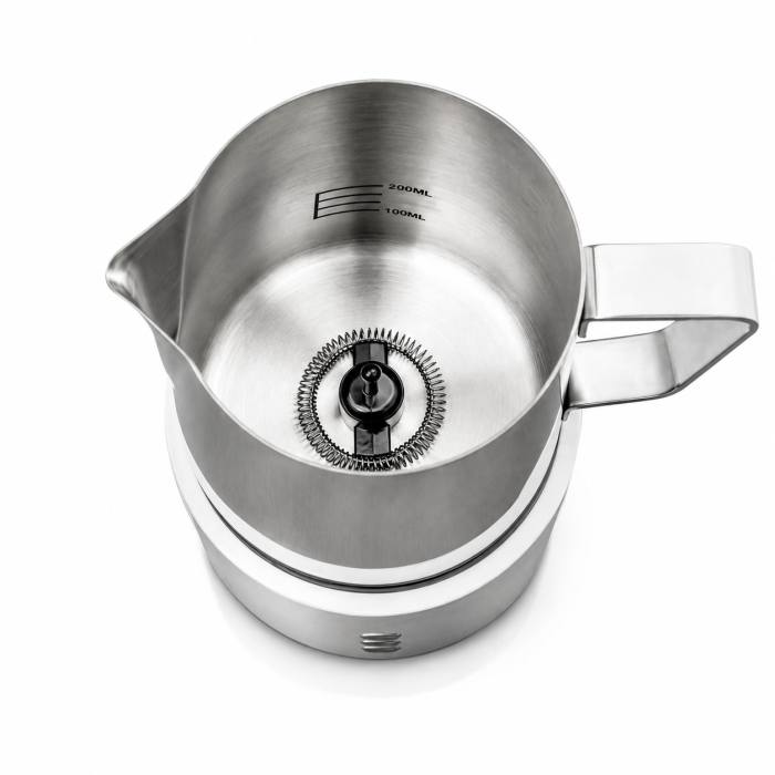 Spumator de lapte 3-in-1 HAEGER SUPER FOAM, Putere 600W, Capacitate 250ml spuma / 500ml incalzire, Functie 3in1 spuma calda-rece-incalzire, Spuma fina in 100 secunde, inox [5]