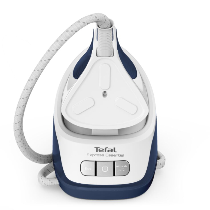 Statie de calcat cu abur TEFAL Express Essential SV6116E0, 2200W, 270g/min, 1.4l, talpa ceramica, alb-albastru [4]