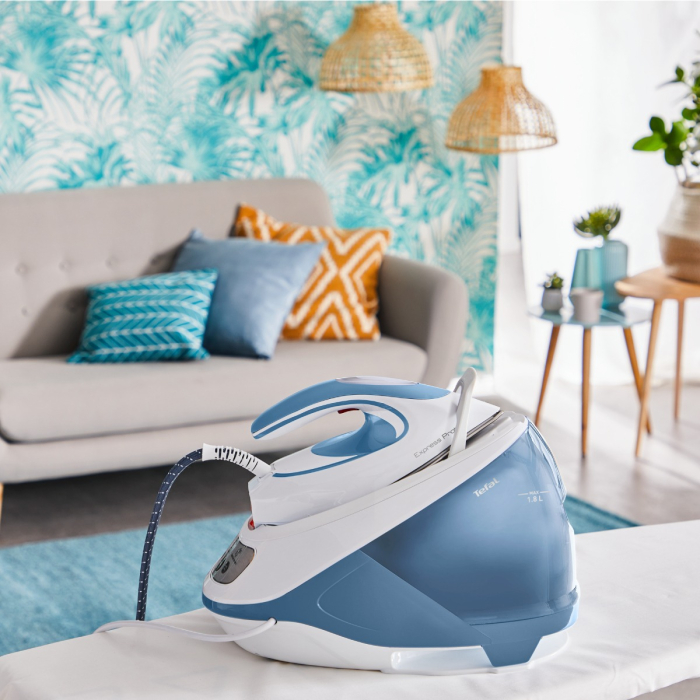 Statie de calcat cu abur Tefal Express Protect SV9202E0, 2800W, presiune 7.5 bari, jet de abur 520 g/min, rezervor 1.8L, talpa Durilium Airglide Aut [3]