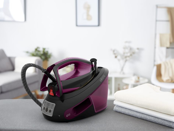 Statie de calcat cu abur Tefal Express Vision SV8152E0, jet de abur 480 g/min, 6.9 bari presiune, putere 2800 W, talpa Durilium airglide autoclean,  [4]