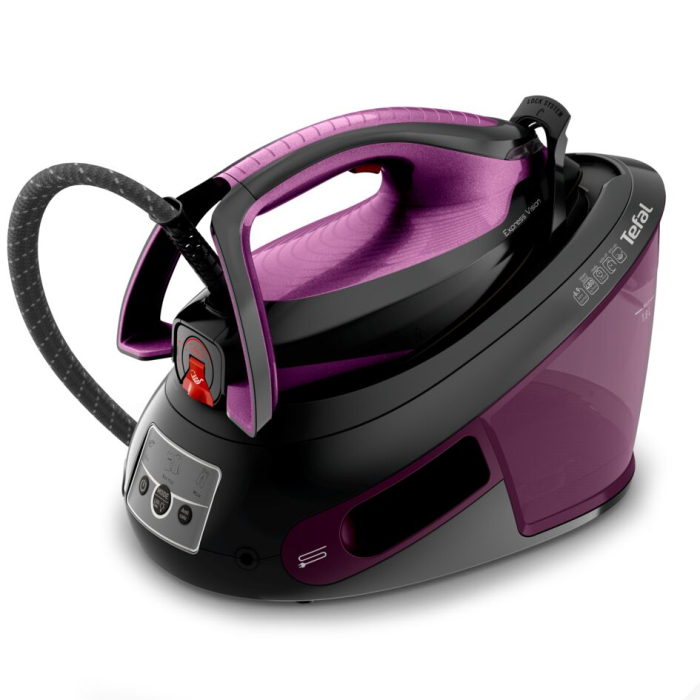 Statie de calcat cu abur Tefal Express Vision SV8152E0, jet de abur 480 g/min, 6.9 bari presiune, putere 2800 W, talpa Durilium airglide autoclean,  [6]