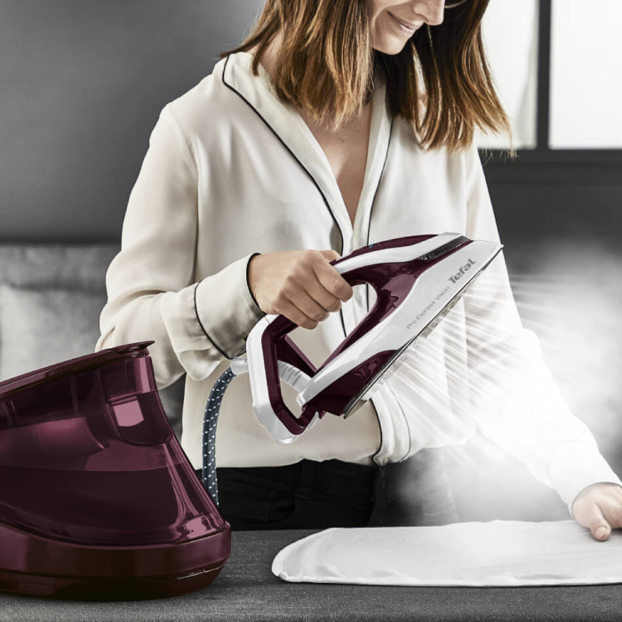 Statie de calcat de inalta presiune Tefal Pro Express Vision GV9810E0, 3000W, 8.3 bari, jet de abur 680 g/min, abur variabil 180 g/min, Smart LED  [9]
