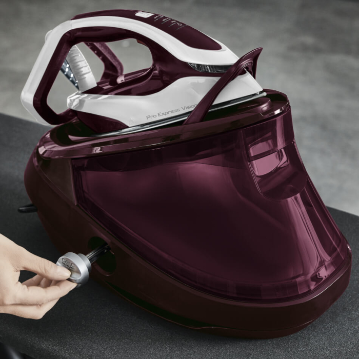 Statie de calcat de inalta presiune Tefal Pro Express Vision GV9810E0, 3000W, 8.3 bari, jet de abur 680 g/min, abur variabil 180 g/min, Smart LED  [3]