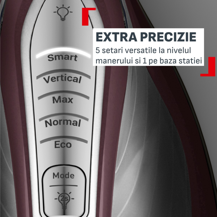 Statie de calcat de inalta presiune Tefal Pro Express Vision Max GV9921E0, 3000 W, 8.8 bari, abur variabil 0 - 215 g/min, jet de abur pana la 850 g/mi [5]