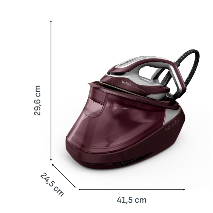 Statie de calcat de inalta presiune Tefal Pro Express Vision Max GV9921E0, 3000 W, 8.8 bari, abur variabil 0 - 215 g/min, jet de abur pana la 850 g/mi [23]