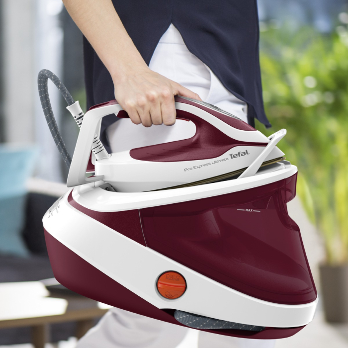 Statie de calcat Tefal Pro Express Ultimate GV9711E0, 3000W, 7,5 bari, jet de abur 590 g/min, abur variabil 0-155 g/min, rezervor de apa detasab [6]