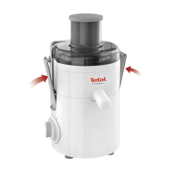 Storcator de fructe si legume Tefal Frutelia+ ZE370138, 350W, 2 viteze, recipient pulpa 0.95L, functie Pulse, alb [5]