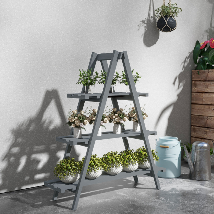 Suport de plante din lemn  , suport pentru ghivece [2]