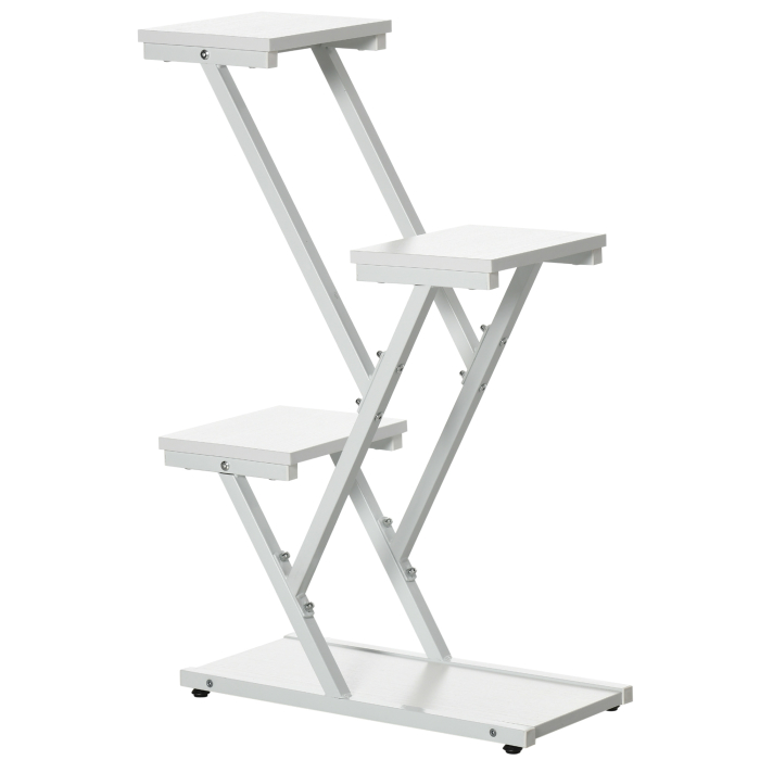  Suport Ghivece Colt - Raft 4 Niveluri pentru Plante, Interior/Exterior [8]