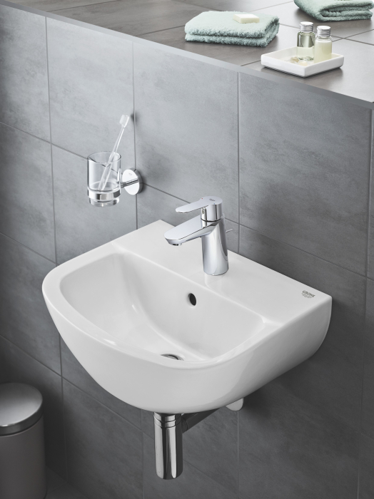 Suport Grohe 40585001, 111 mm, 54 mm, 2 orificii instalare, pe perete, metal, elemente fixare ascunse, Crom [2]