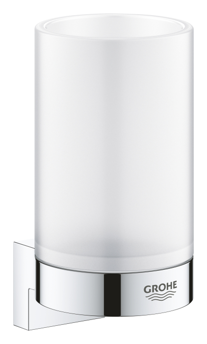 Suport Grohe 41027000, 66 mm, 56 mm, 2 orificii instalare, pe perete, metal, elemente fixare ascunse, Crom [3]