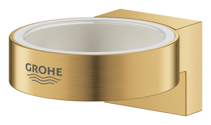 Suport Grohe 41027GN0, Selection, montare pe perete, fixare ascunsa, mat, auriu [2]