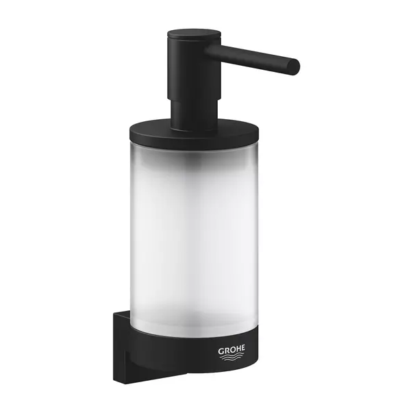Suport Grohe Selection pentru pahar sau dozator sapun negru mat Phantom Black [4]