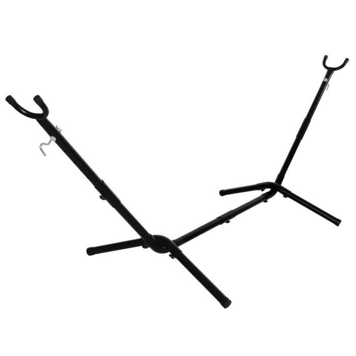 Suport hamac din metal cu husa transport, reglabil pe inaltime si lungime, 270x99x95 cm, negru [16]
