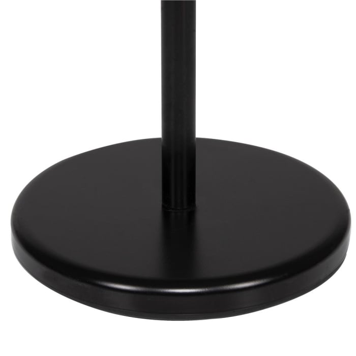 Suport hartie igienica 2 in 1 cu tija mobila, 68.5cm, negru [10]