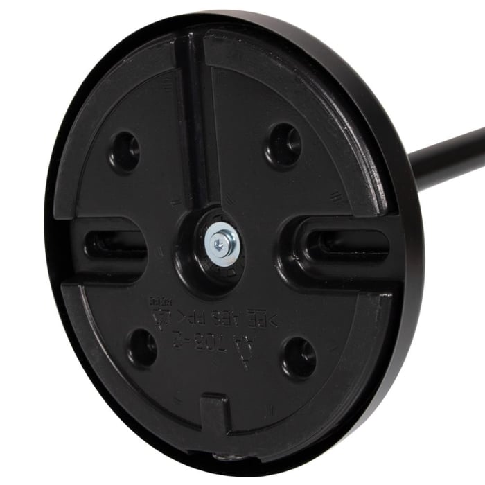 Suport hartie igienica 2 in 1 cu tija mobila, 68.5cm, negru [5]