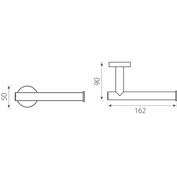 Suport hartie igienica fara protectie Ferro Grace [2]