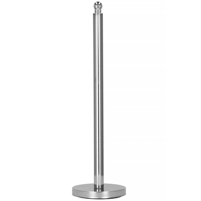 Suport hartie igienica tip tija, 51cm, argintiu cromat [2]
