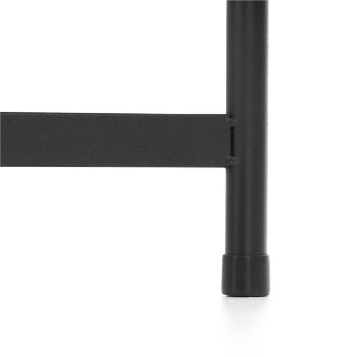 Suport metalic pentru flori cu 5 niveluri, structura pliabila, 48x48x79 cm, negru [10]