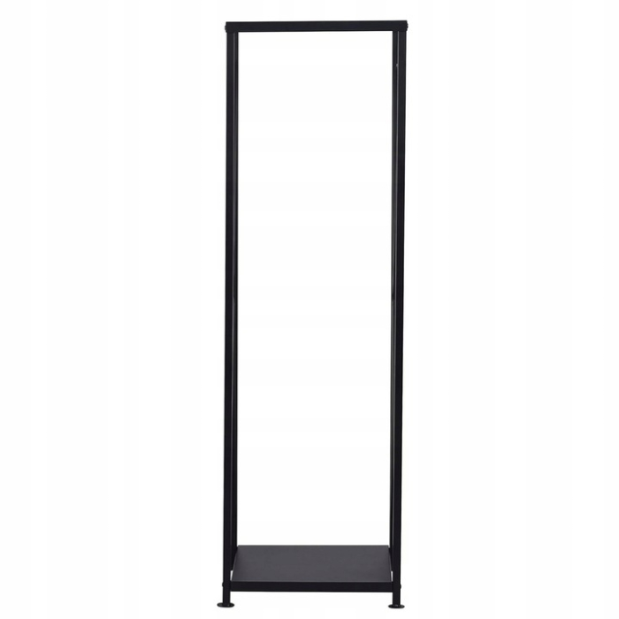 Suport metalic pentru lemne 34x34x111 cm, capacitate mare, negru [7]